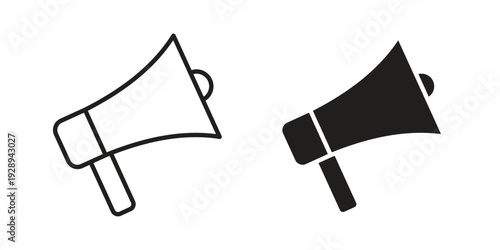 Megaphone icon. Premium thin line vector illustrator. Vector EPS10