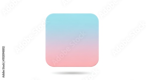 Gradient square icon with soft shadow on isolated environment viewed from front Free Download Gradient square icon with soft shadow on isolated environment viewed from front - GFXLoad