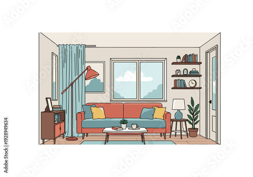 A vibrant city skyline at sunset, depicting a mood of tranquility and urban beauty, perfect for lifestyle and travel content.