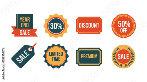 Digital retail campaign session icons with cart chip data network node cloud globe plug and sale badge symbols, shopping event vector pack