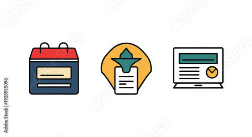 Editor choice Line minimal abstract concept illustration