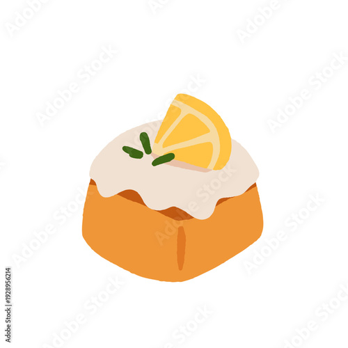 Sweet pastries and bakery desserts set. Flat vector illustration of cakes, buns, rolls, cupcakes and cookies. Cute cartoon confectionery collection isolated on white background