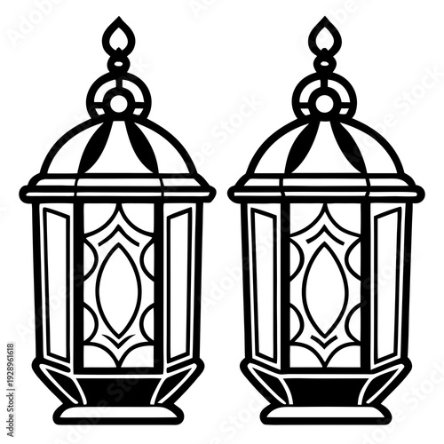 wrought iron lantern