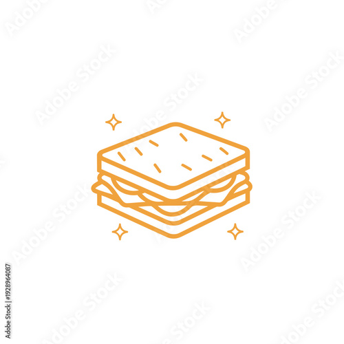 Delicious Sandwich with Lettuce and Tomato Layers