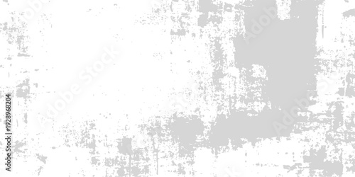 A vintage black grunge background features a textured paper pattern with an aged paint effect and a dirty retro border for an artistic vector design