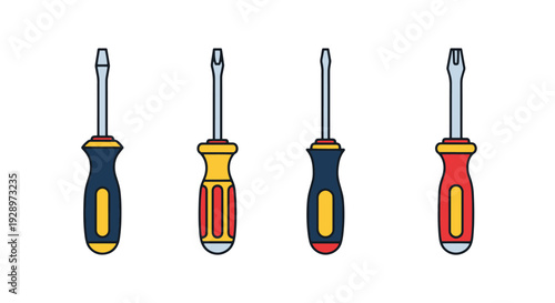 Electrical Screwdriv abstract smooth elegant illustration