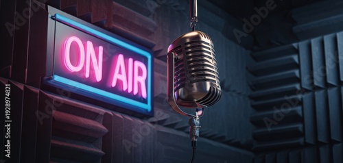The Microphone in a Neon 