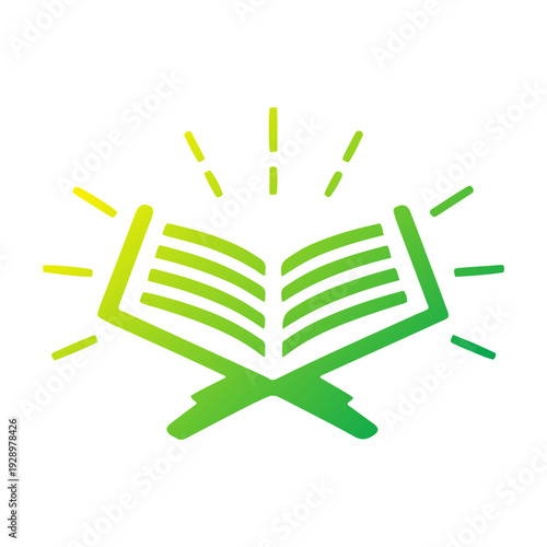 Holy Quran Book Gradient Icon