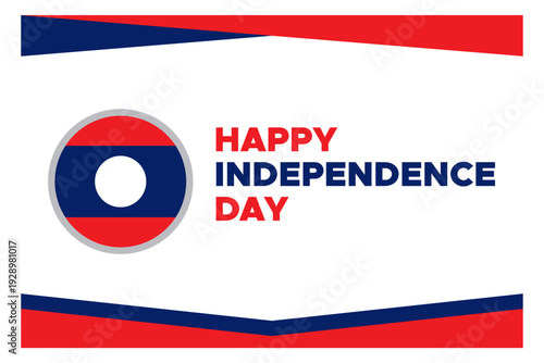 Free Download laos  happy independence day vector design template illustration - GFXLoad