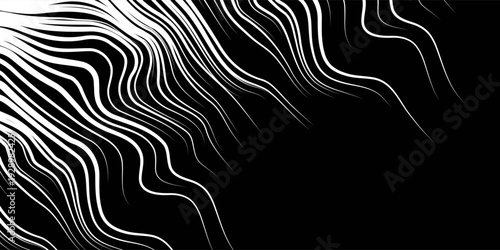 Abstract topographic map lines on a dark background representing elevation and terrain