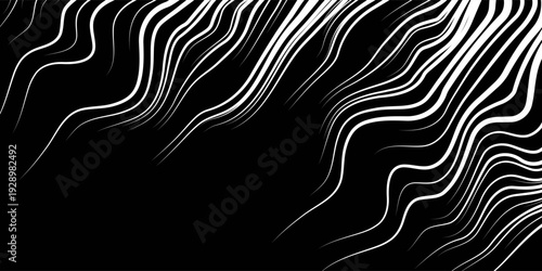 Abstract topographic map lines on a dark background representing elevation and terrain