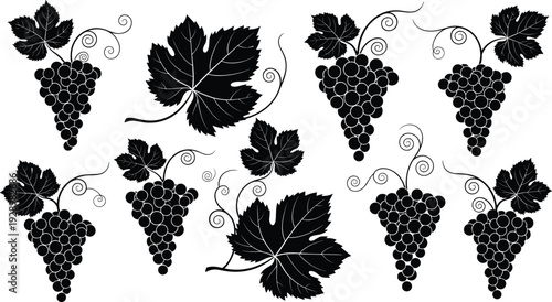 Industrial shipping port silhouette featuring heavy duty cargo cranes, terminal containers, and maritime logistics infrastructure against a clean white background,