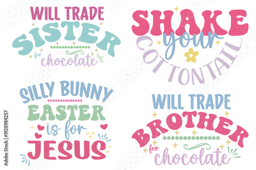 Easter christian typogrphy designs for tshirts and fabric
