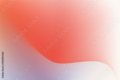 Aesthetic wave gradient background vector with orange and white