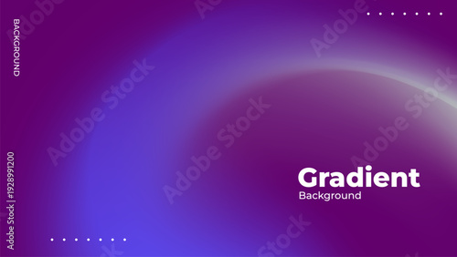 Vibrant Purple and Blue Mesh Gradient Background with Fluid Light Effects and Minimalist Accents