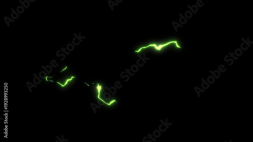 雷エフェクト 3色詰め合わせ 寒色系　lighitning effect