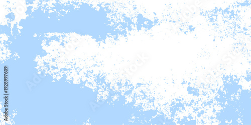 A grunge blue winter background featuring a decorative snowflake pattern and icy frame design with copy space for a festive Christmas holiday celebration card or seasonal wallpaper illustration