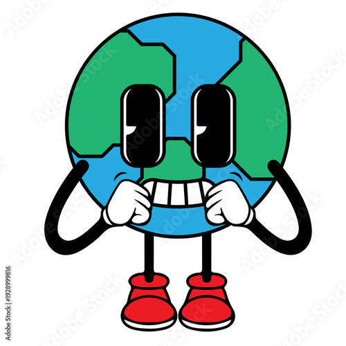 Cute Earth Illustration