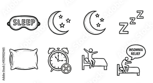 Simple vector file illustration with text on white background