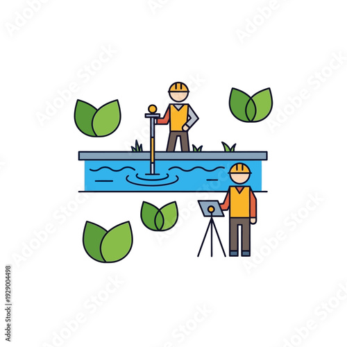 Engineers Conducting Water Quality Testing.