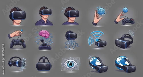Virtual Reality Technology - Immersive Experiences and Digital Worlds.