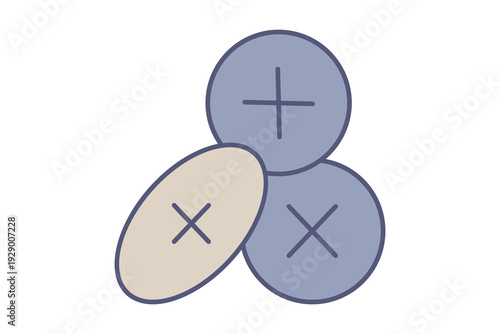 Pills Flat Line Pharmaceutical Drug Medical pills color icon for wellness blogs and vitamin supplement branding