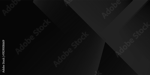 Abstract dark black Geometric banner design background. design  black modern art. eps 10