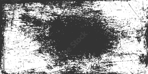 Grunge Texture with central darkness: A striking monochrome grunge texture, centered by a deep void, creating a visual contrast with its textured surface.
