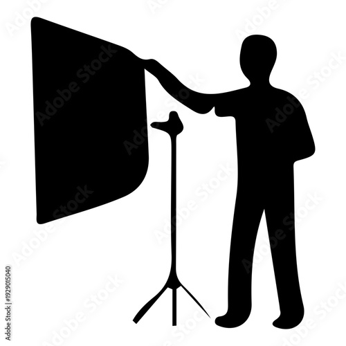 Photography Lighting Setup Icon