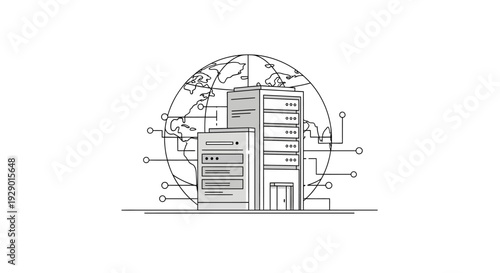 Server Room Data Center Equipment.