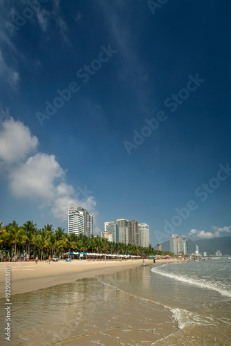 Wallpaper Mural view of my khe beach tourist area in danang vietnam on sunny day Torontodigital.ca