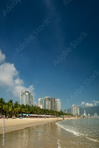 Wallpaper Mural view of my khe beach tourist area in danang vietnam on sunny day Torontodigital.ca
