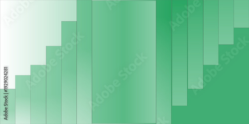 Abstract Green Gradient with Overlapping Diamond Shapes – Modern Geometric Pattern Vector