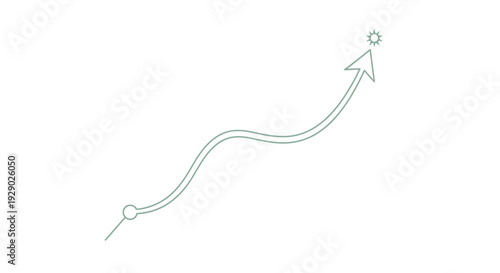 Simple green arrow pointing upwards.