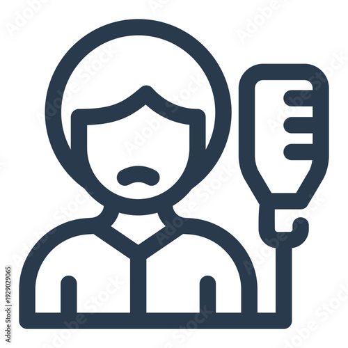 Hospital Patient Receiving Medical Treatment