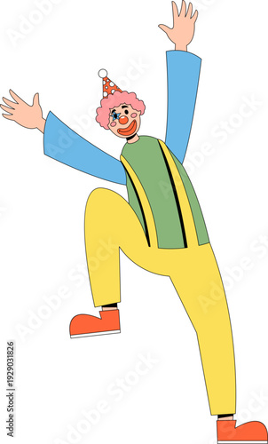 Circus Clown Illustration