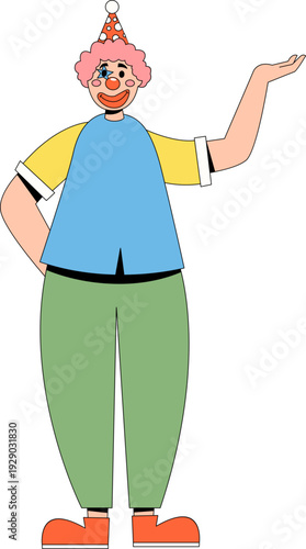 Circus Clown Illustration