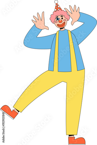 Circus Clown Illustration
