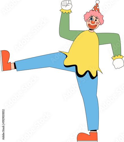 Circus Clown Illustration