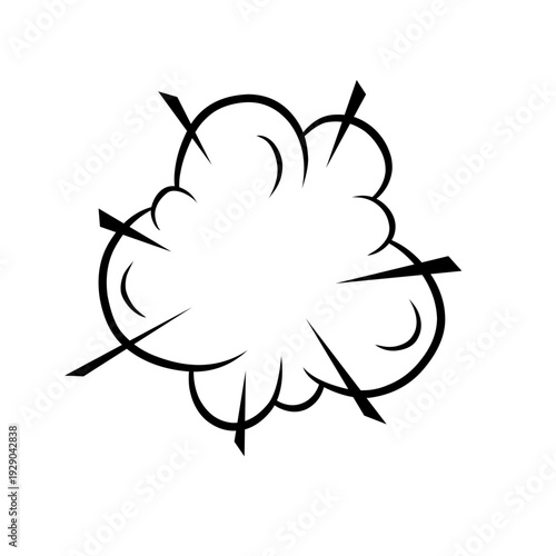 comic explosion effect