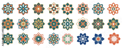 Islamic Geometric Flower Patterns