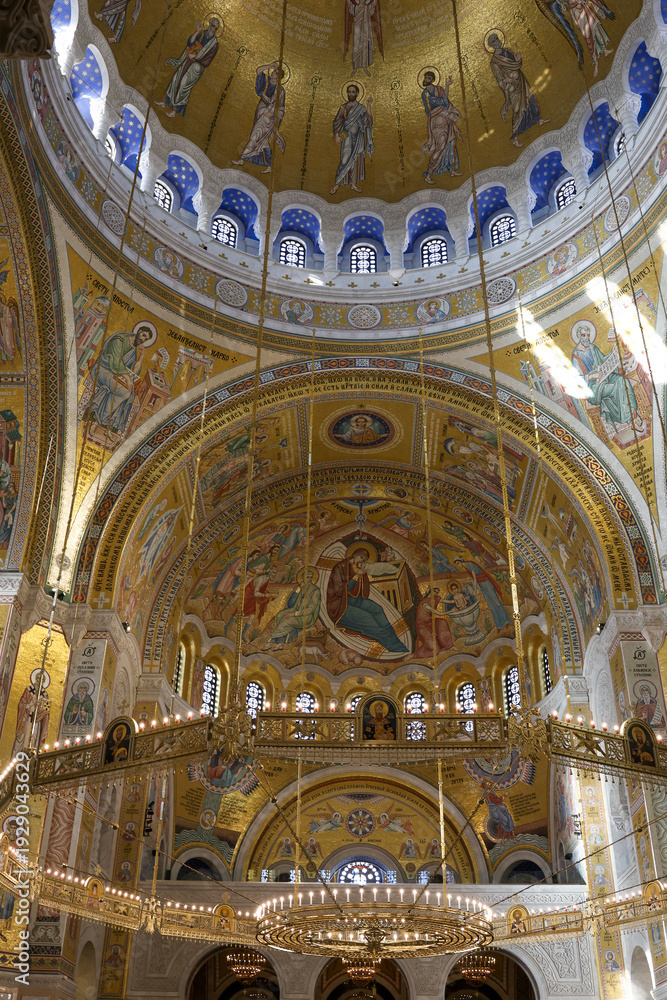 Obraz premium La cathédrale Saint-Sava à Belgrade en serbie