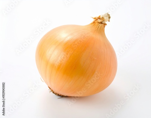 Wallpaper Mural Whole fresh onion with skin, isolated on pure white background Torontodigital.ca