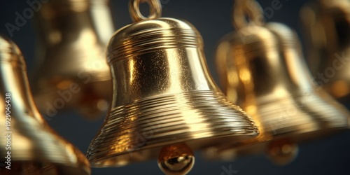 Golden Bells Ringing Celebrating a Company's IPO Success
