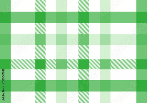 Soft geometric plaid with playful stripe contrasts