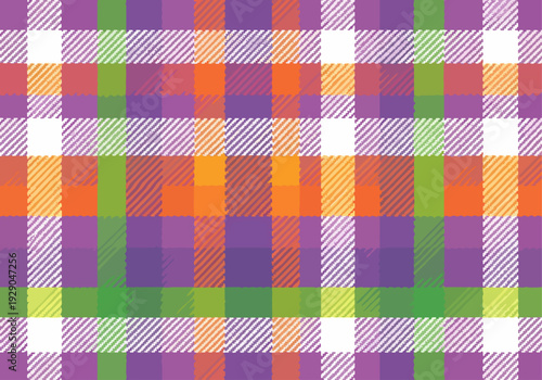 Stylish plaid composition in calming seasonal hues