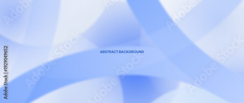 Blue abstract background with round objects overlapping each other to form a beautiful pattern.