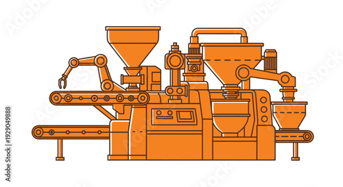 Industrial machine manufacturing equipment factory.