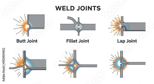 Types of Weld Joints and Welding Techniques.