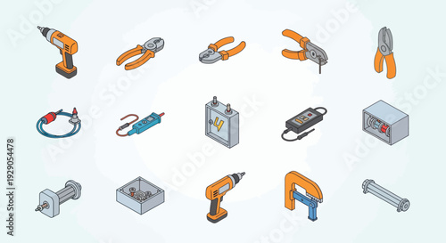 Collection of Various Tools and Equipment.